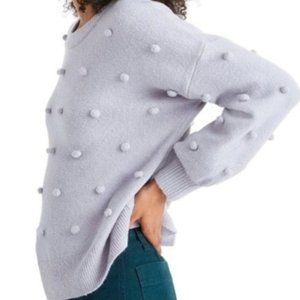 Madewell Brockton Bobble Lilac Sweater